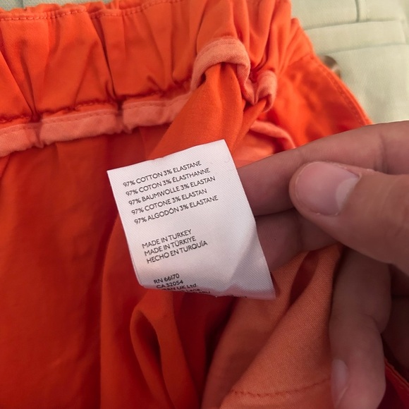 Maeve By Anthropologie Women’s Orange Slouchy Wide Leg Trousers Sz 4 - Picture 8 of 8